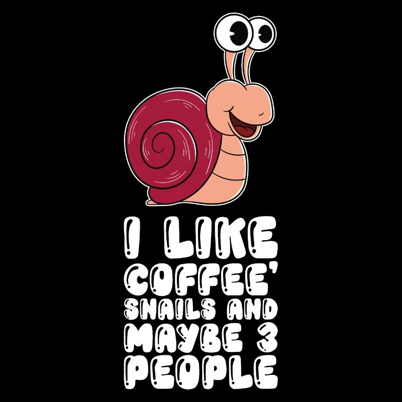 I like coffee snails and 3 people
