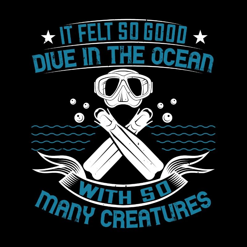 It felt so good, dive in the ocean with so many