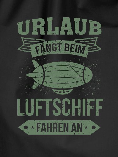 Luftschiff Urlaub fängt an