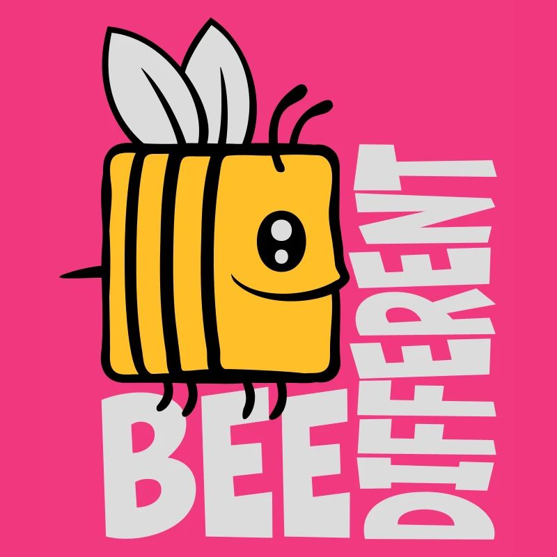 bee different Spruch Zitat