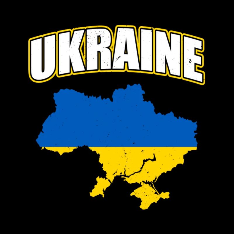 Ukraine Flag Map 2023
