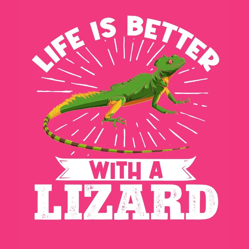 Das Leben ist besser mit Eidechsen Eidechsen Repti