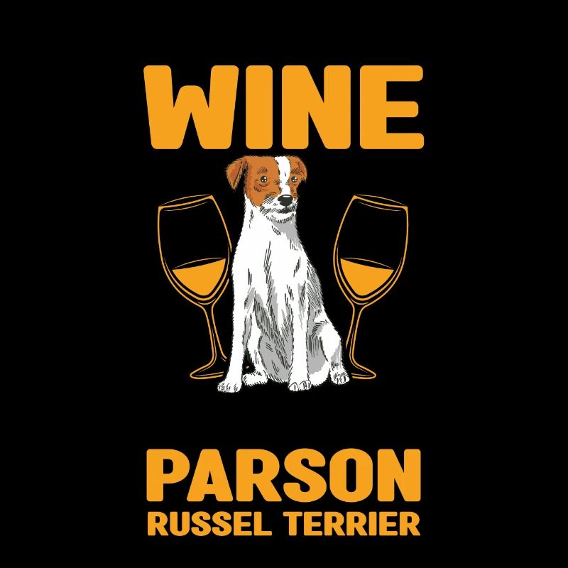 Parson Russell Terrier et vin