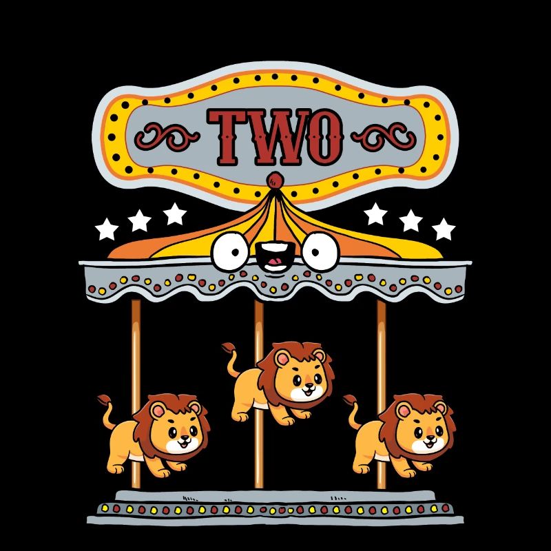 Karussell-geburtstagsfeier-löwe Dieser Junge