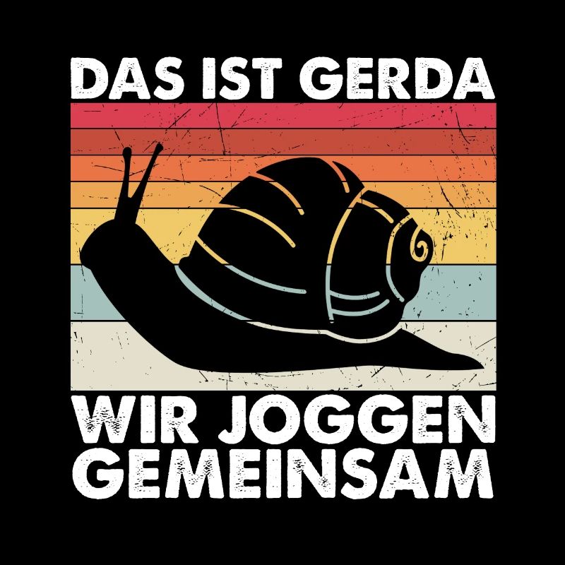 Das Ist Gerda Wir Joggen Gemeinsam Langsamer Lauf
