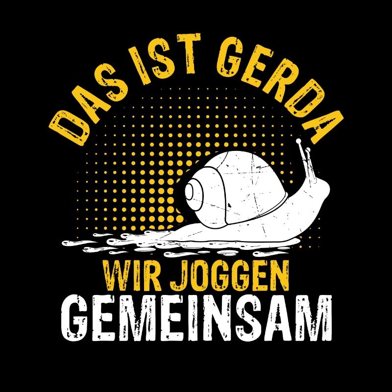Das Ist Gerda Wir Joggen Gemeinsam Langsamer Lauf
