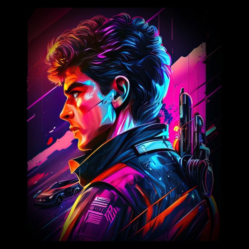 Retrowave Synthwave 80s Design