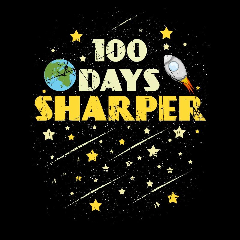 Étudiant 100e jour Sharper Ship 100 jours d’école