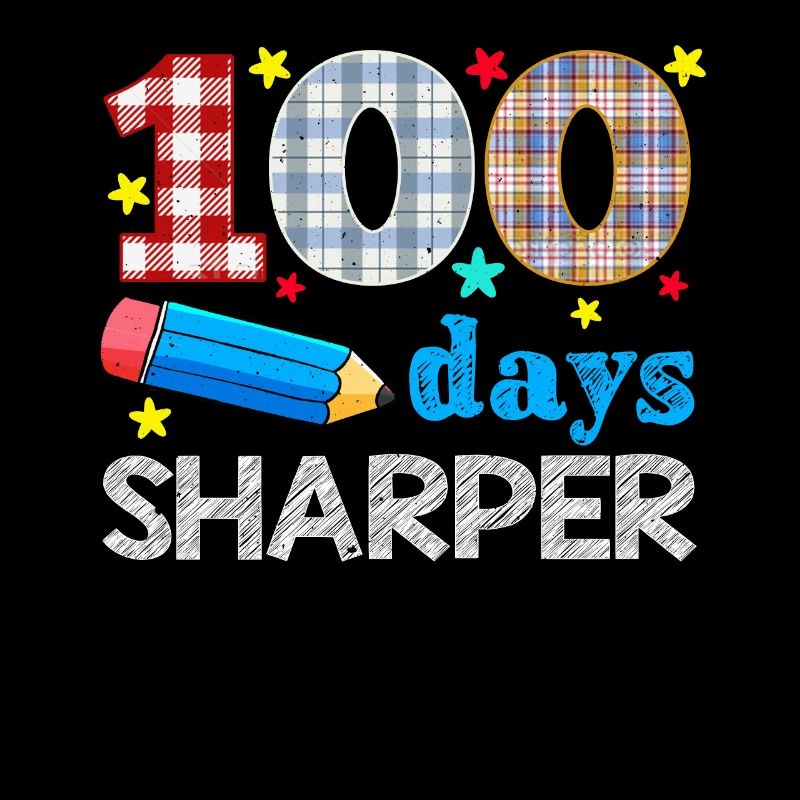 Plaid 100th Day Sharper 100 Days Of School