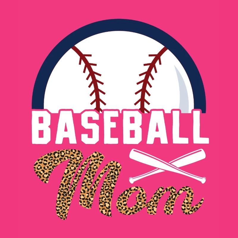 Baseball Mom Mutter Baseballspieler Muttertag