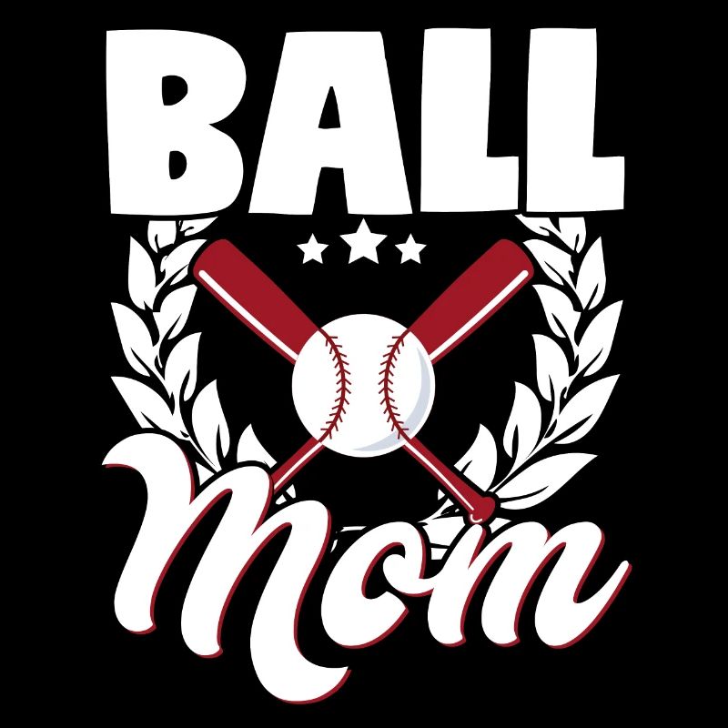 Ball Mom Baseball Softball Mutter Muttertag