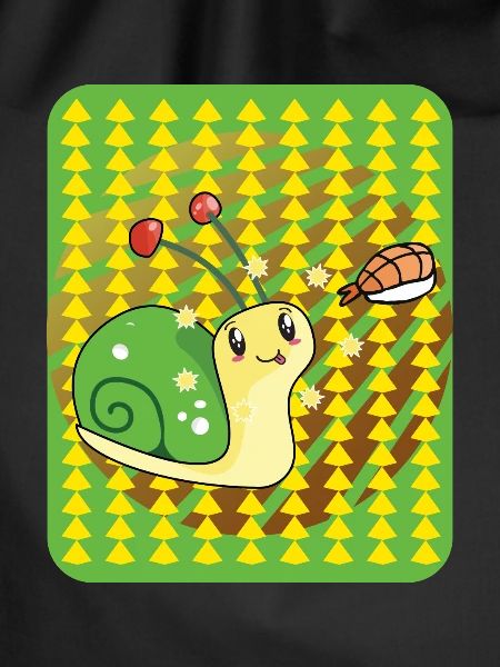 Snail with sushi