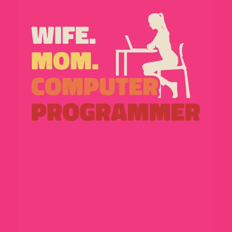 Entwickler Coder Programmierer Ehefrau