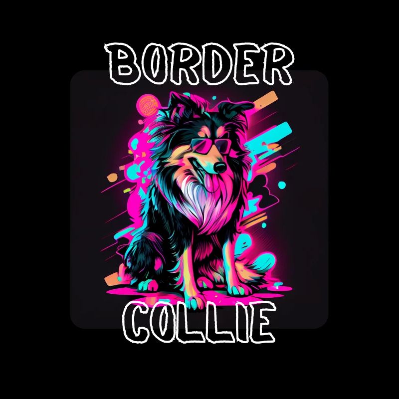 Style graffiti - Cooler Border Collie 4