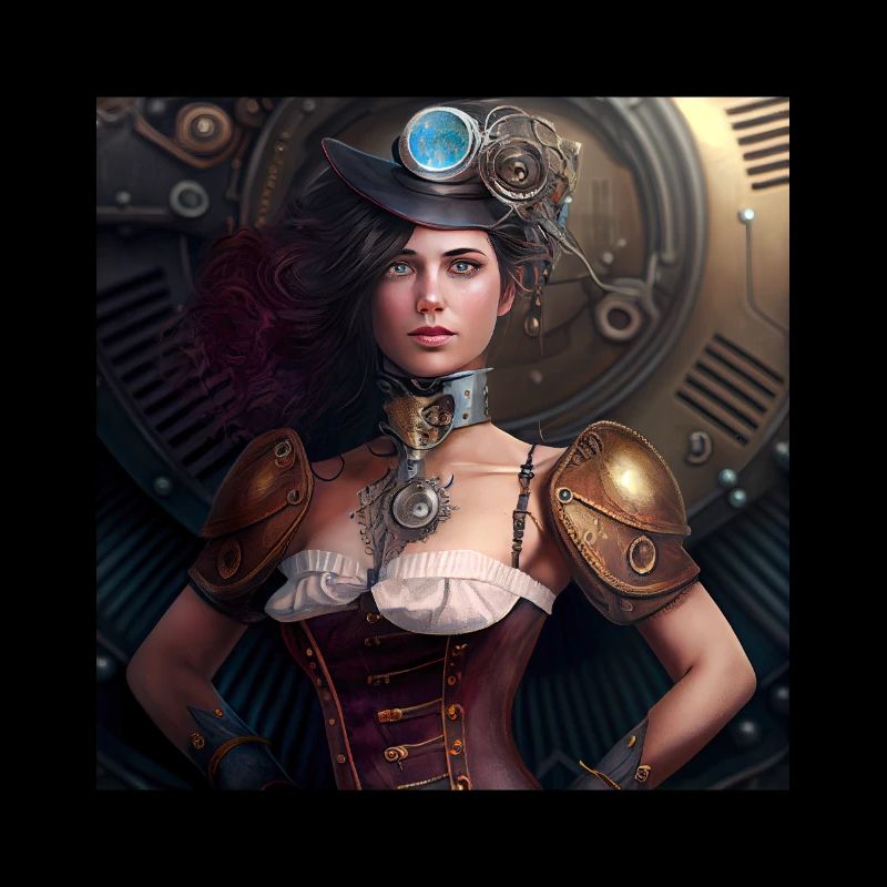 Steampunk Sci-Fi character