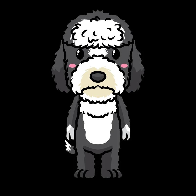 Émoticône de chien Sheepadoodle