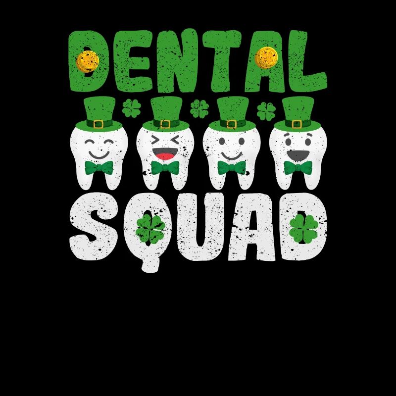 Escouade dentaire Leprechaun Teeth St. Patrick’s Day