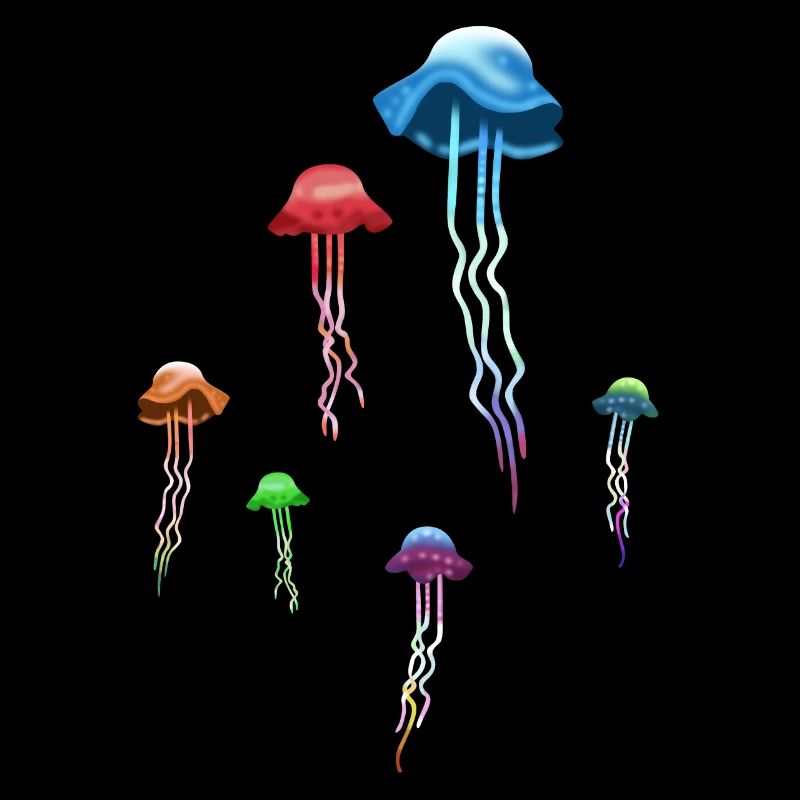 Bunte Quallen