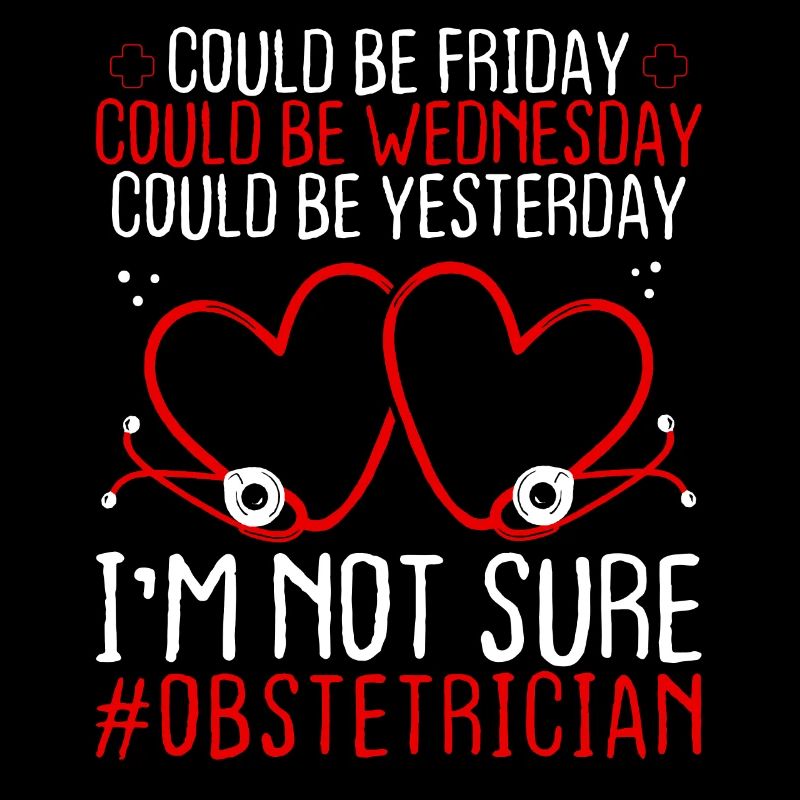 Obstetrician Night Shift Worker Stethoscope