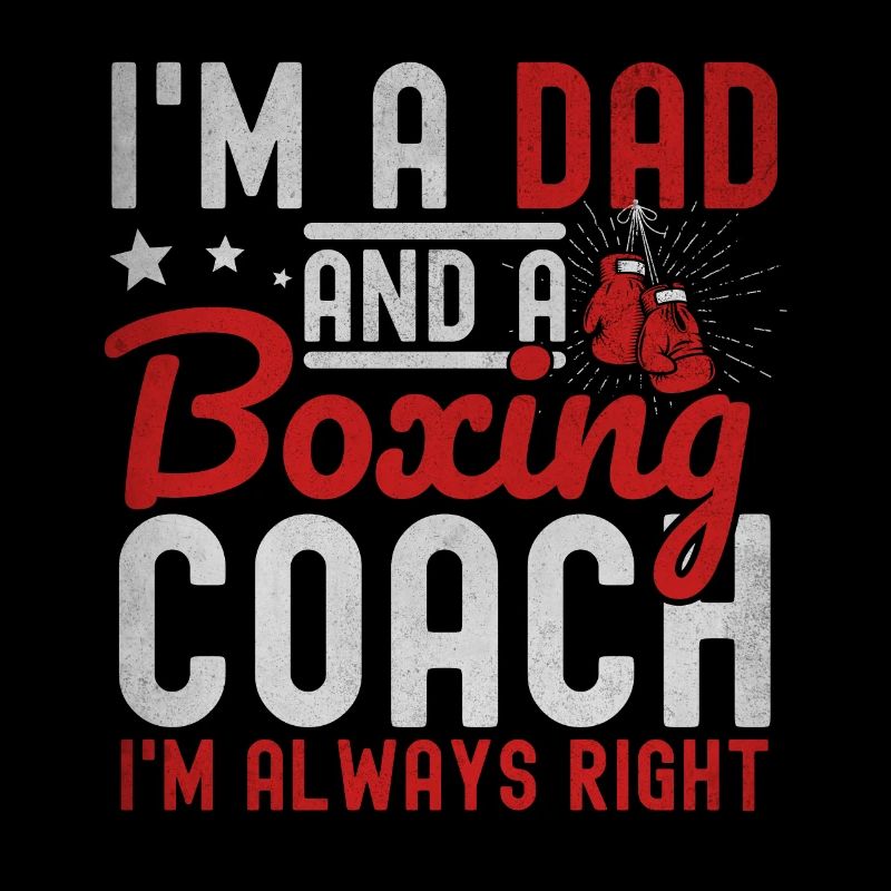 Ich bin Vater und Boxtrainer