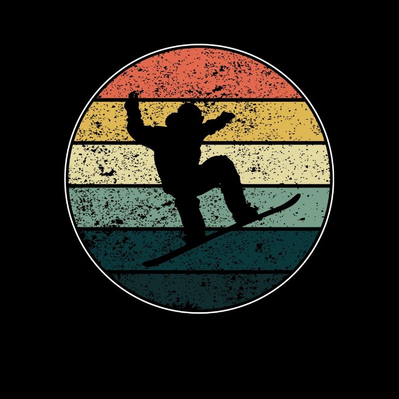 Retro sunset - Snowboard