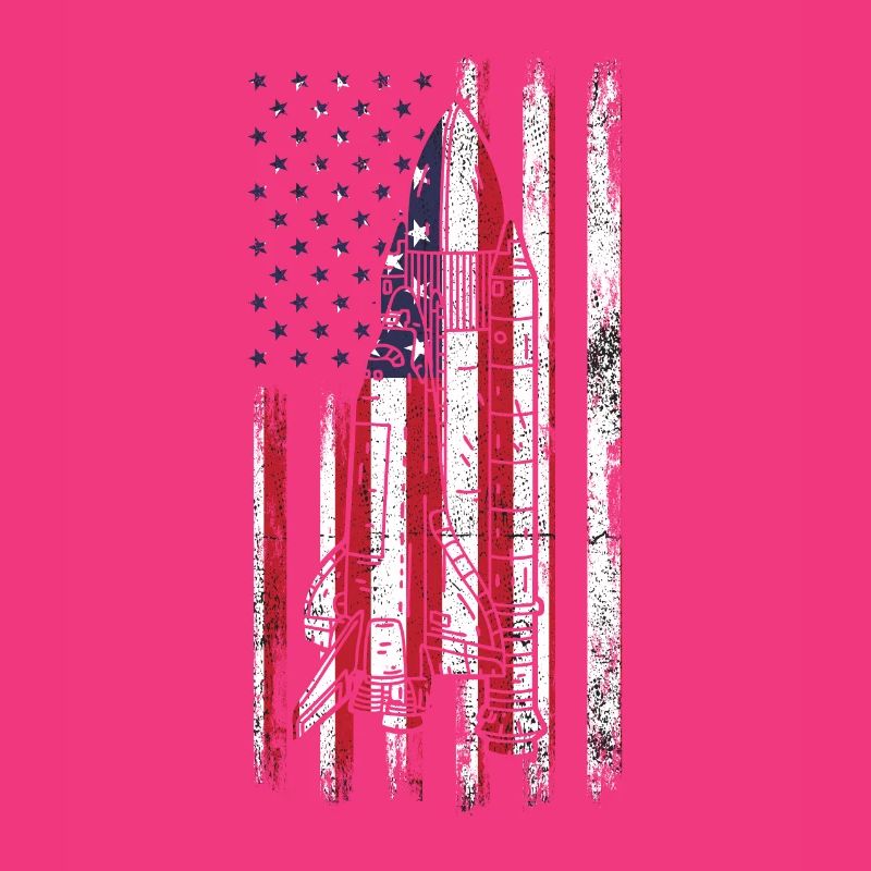 Exploration spatiale Vol spatial Drapeau américain Espace