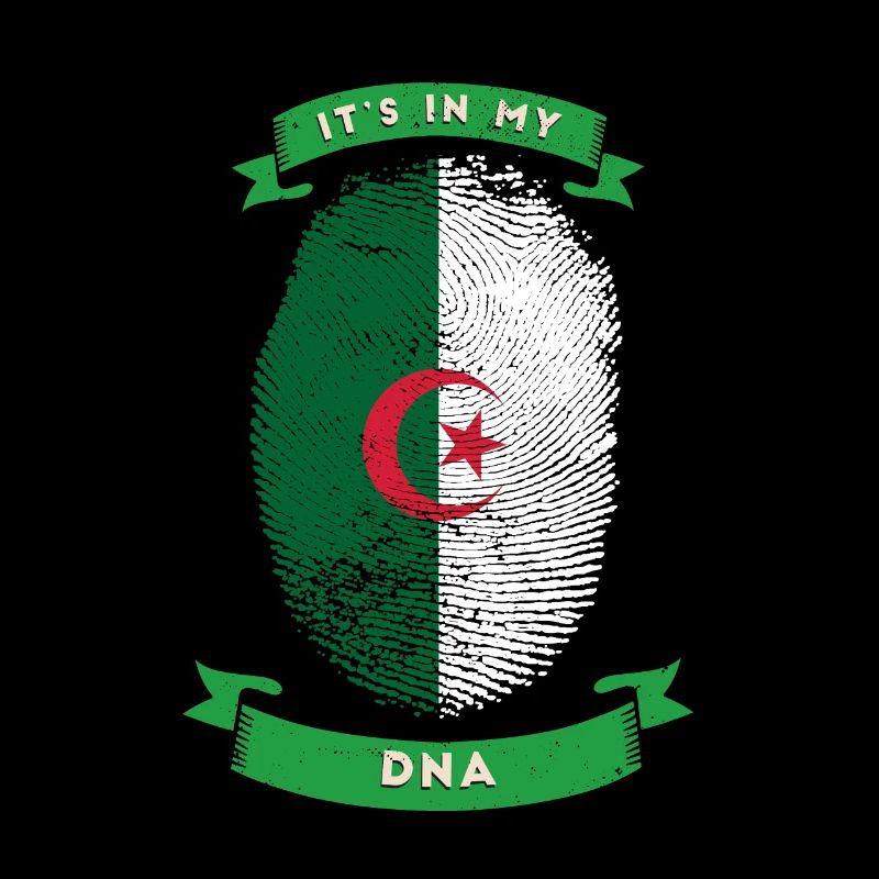 Algérie Drapeau ADN Pays