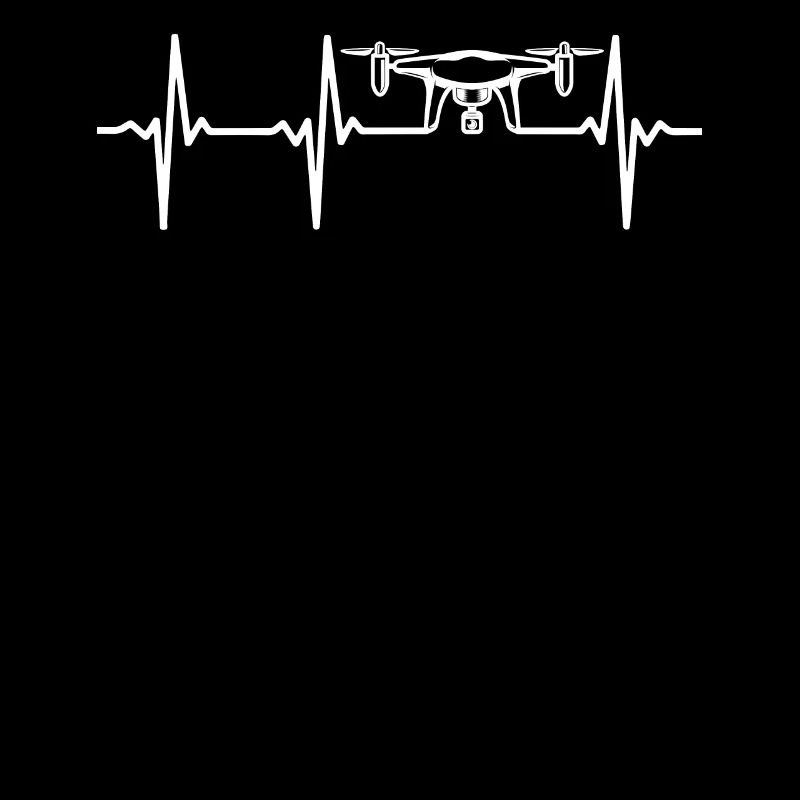 Drone Pilot Drone Heartbeat Quadcopter Drone Heart