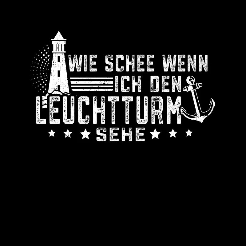 Segelboot Wie schee wenn ich den Leuchtturm sehe