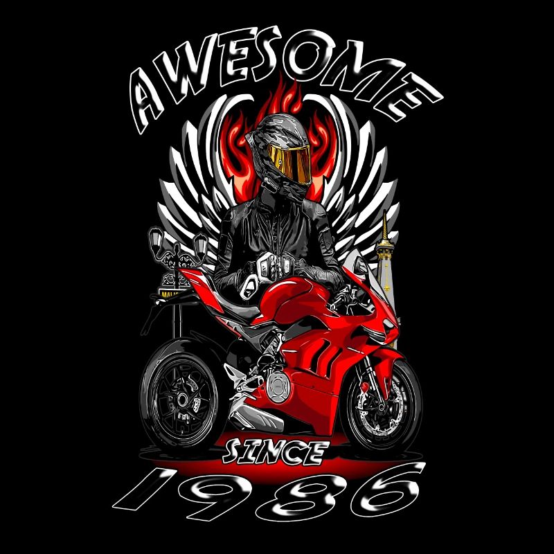 Awesome since 1986, Biker Geburtstag