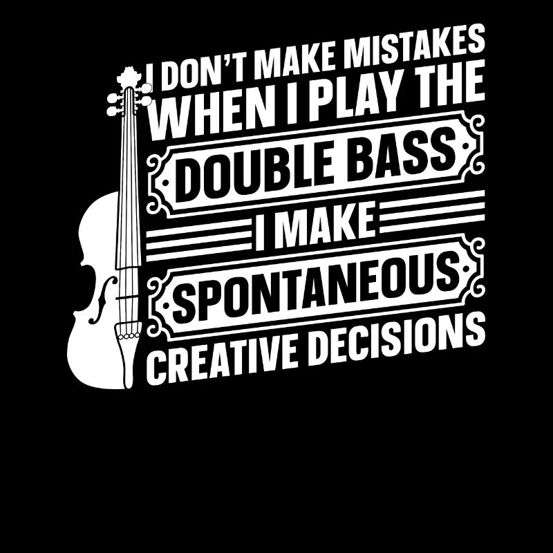 I Don't Make Mistakes When Playing Double Bass Mus