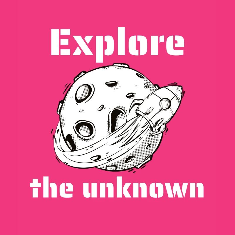 Explore The Unknown Retro Outer Space Designs