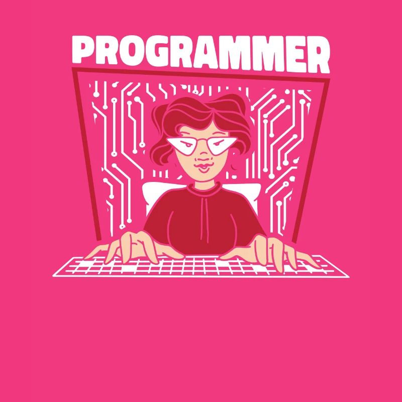 Developer Coder Programmer Girl