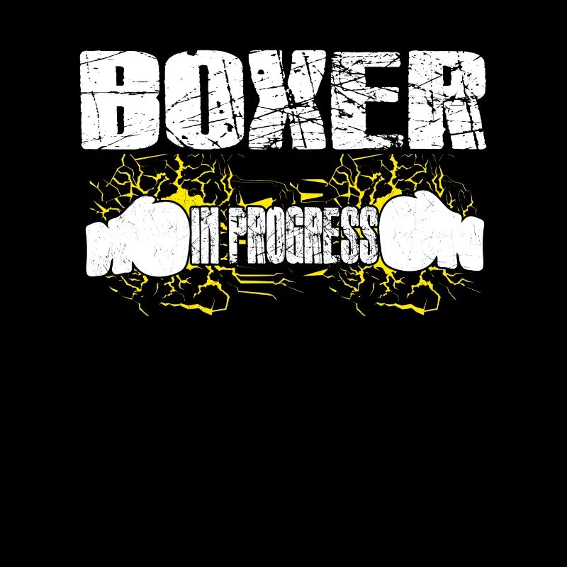 Boxer In Progress Boxing Gloves Cool Boxing Gift
