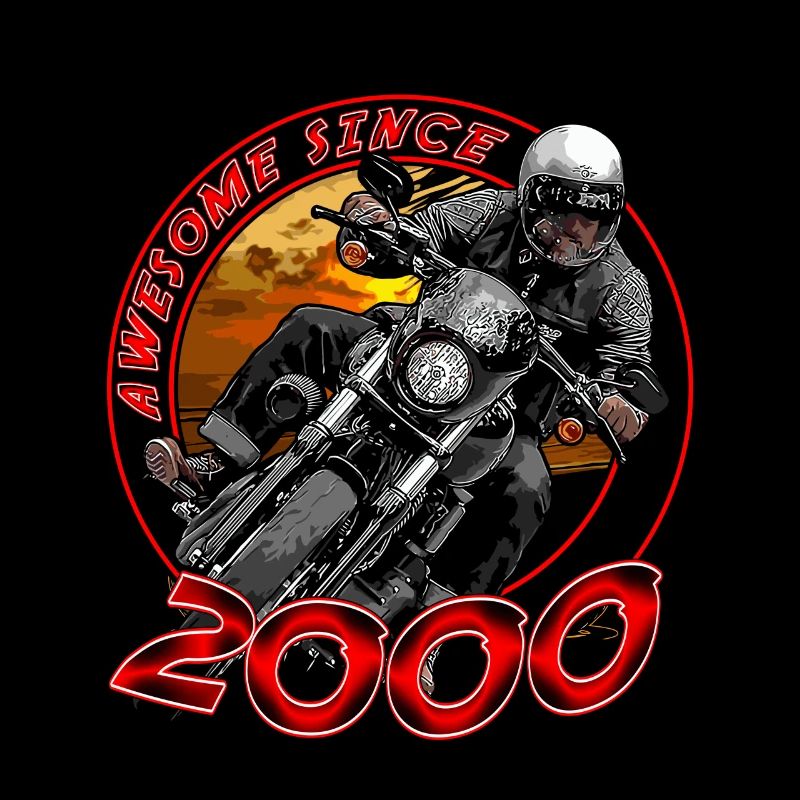 Awesome since 2000, Biker Geburtstag