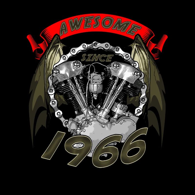 Awesome since 1966, Biker Geburtstag