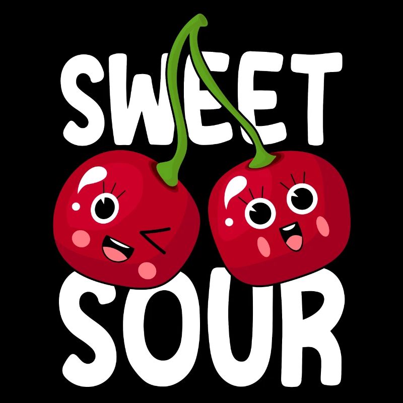Sour cherries twin siblings design