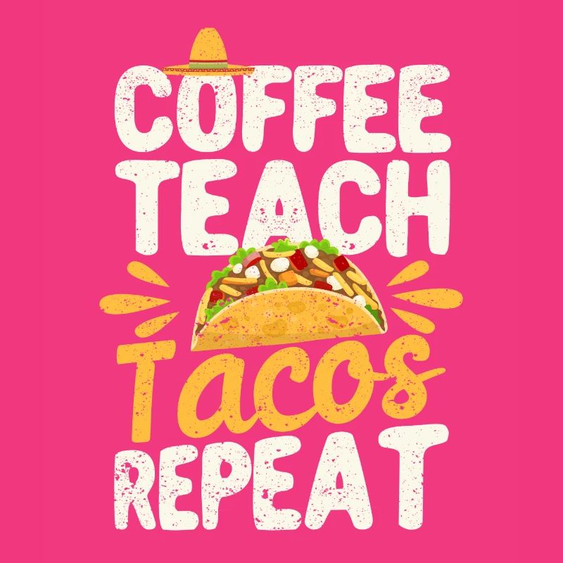 Café Apprendre Tacos Répéter Cinco de Mayo