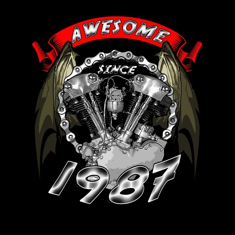 Awesome since 1987, Biker Geburtstag
