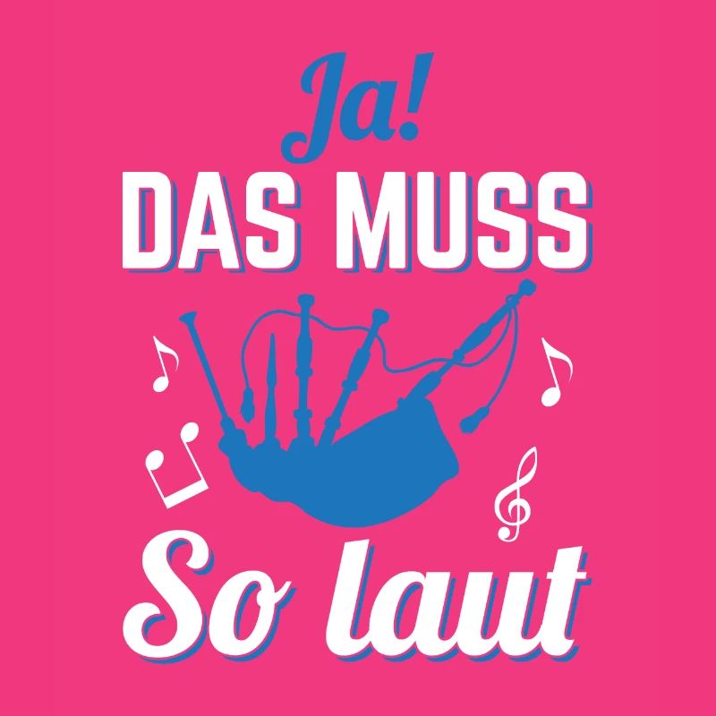 Dudelsack Sackpfeife Ja das muss so laut!