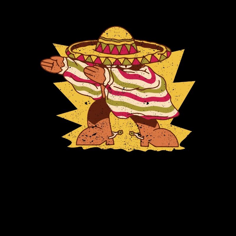 Spotted Mexican Poncho Cinco de Mayo Boys