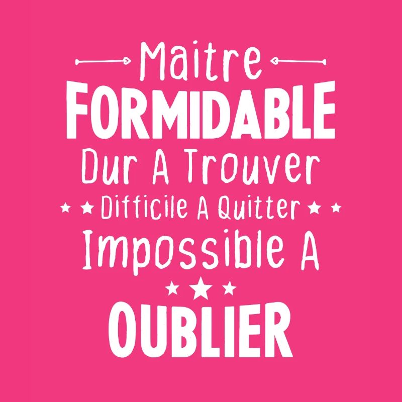 Maître Formidable Idée Cadeau Maître D'école