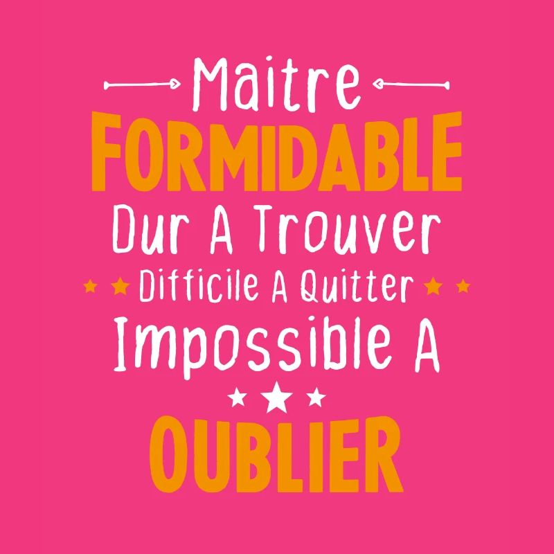 Maître Formidable Idée Cadeau Maître D'école