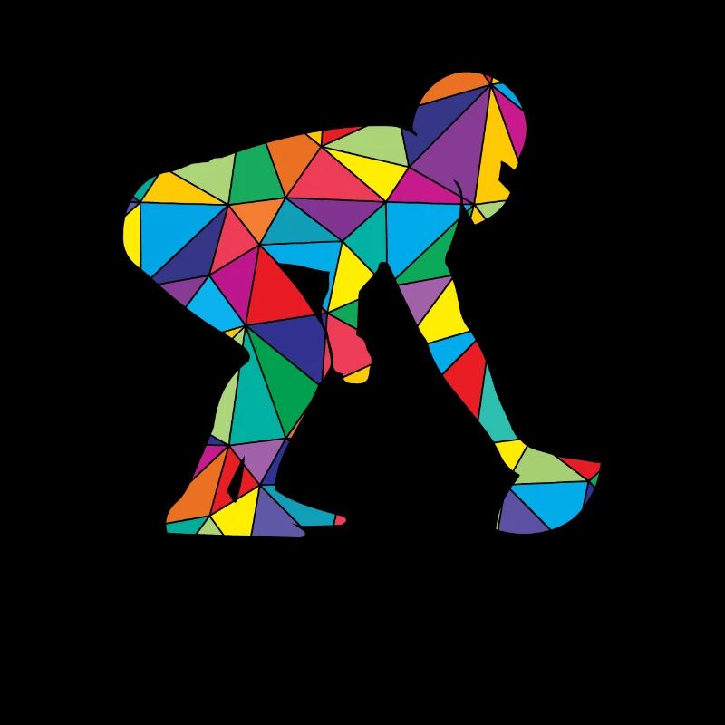 Low Poly Touchdown Polygon Fußball