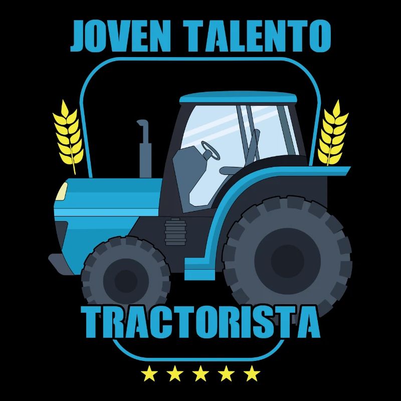 Junger talentierter Traktorfahrer liebt Bauern