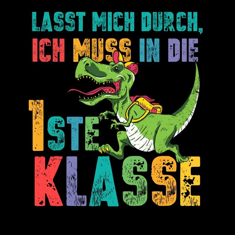 Lasst mich durch - Einschulung Dinosaurier