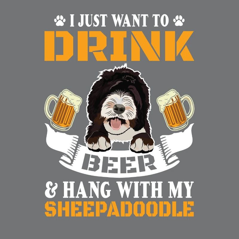 Sheepadoodle Doodle Hund
