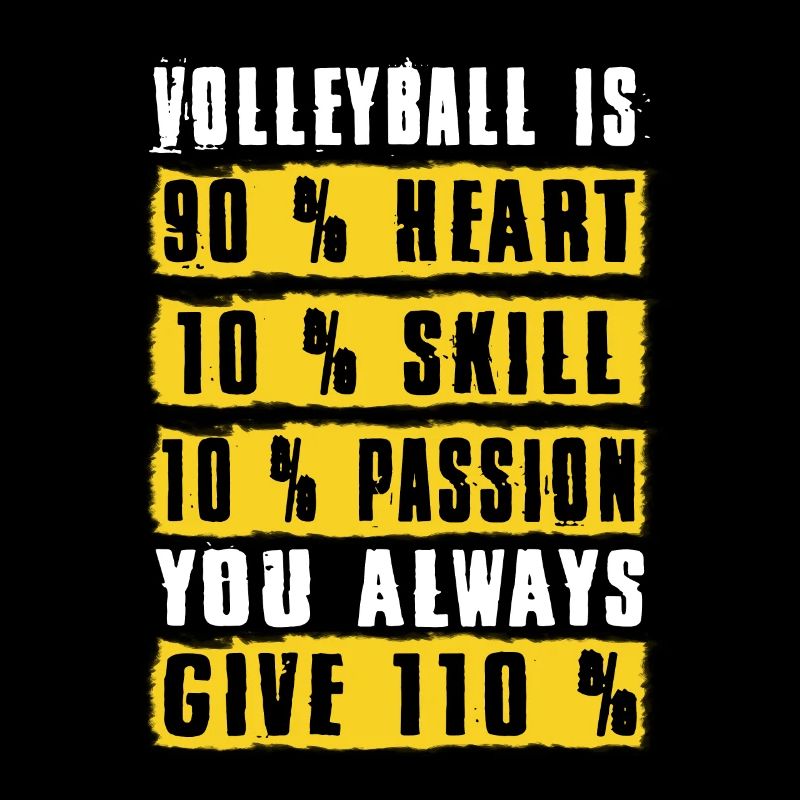 Volleyball Is 110% Distressed Design gift