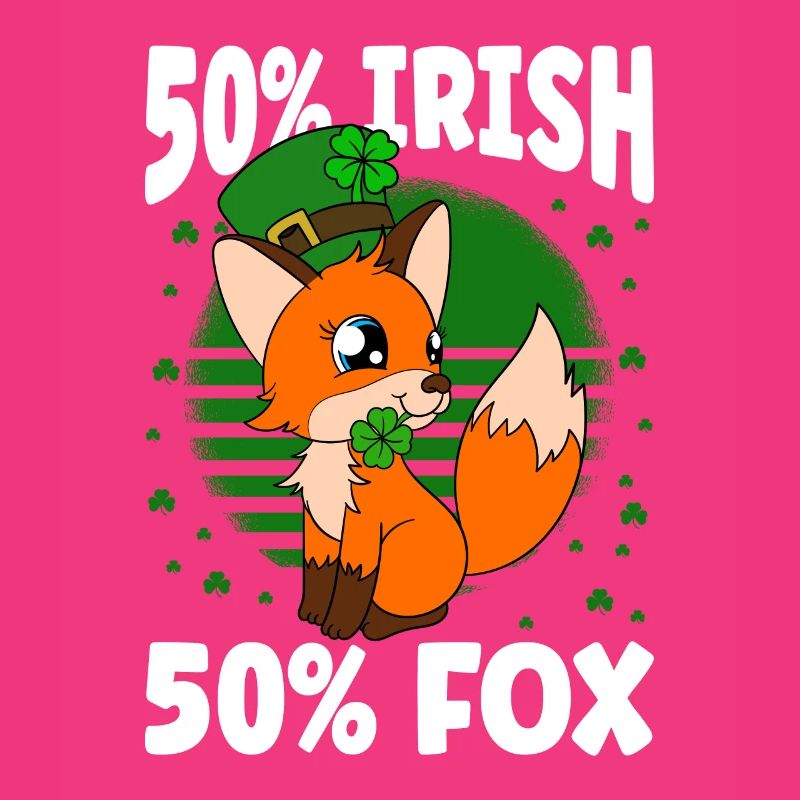 Mignon trèfle renard Saint-Patrick
