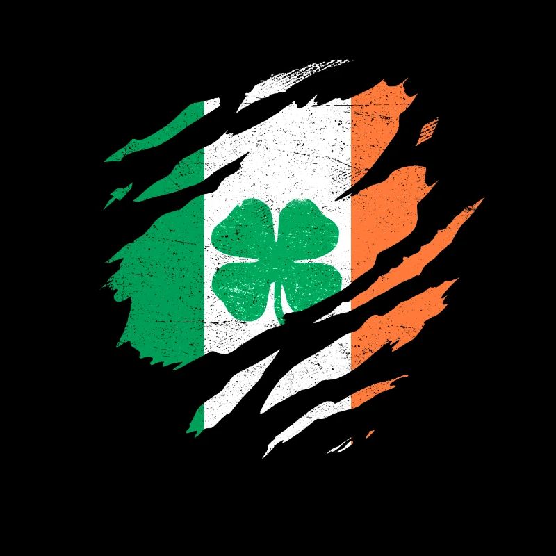 IRELAND IRISH FLAG ÉIRE CLOVERLEAF IRELAND
